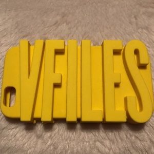 🌟vfiles yellow silicone iphone case🌟